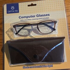 Optix 55 Brown Computer Glasses